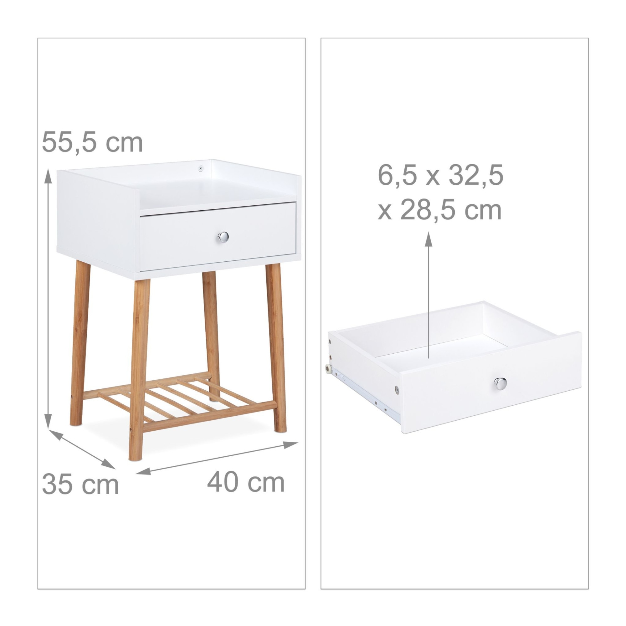 Cesto Portabiancheria, Contenitore Legno, 75L, HLP: 67,5x45,7x45,7cm, Sacco Porta Biancheria, Colore naturale, Relaxdays | Leroy Merlin