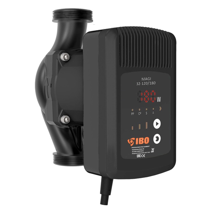 Pompa recirculare Ibo Magi H cu variatie electronica 32-120/180mm, Ibo Dambat, IB030034