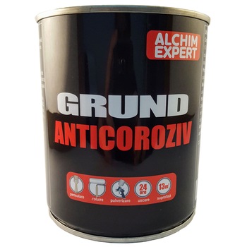 Grund Alchidic Anticoroziv 700 ml (900g), Rosu Oxid Grund Alchidic Anticoroziv 700 ml (900g), Rosu Oxid