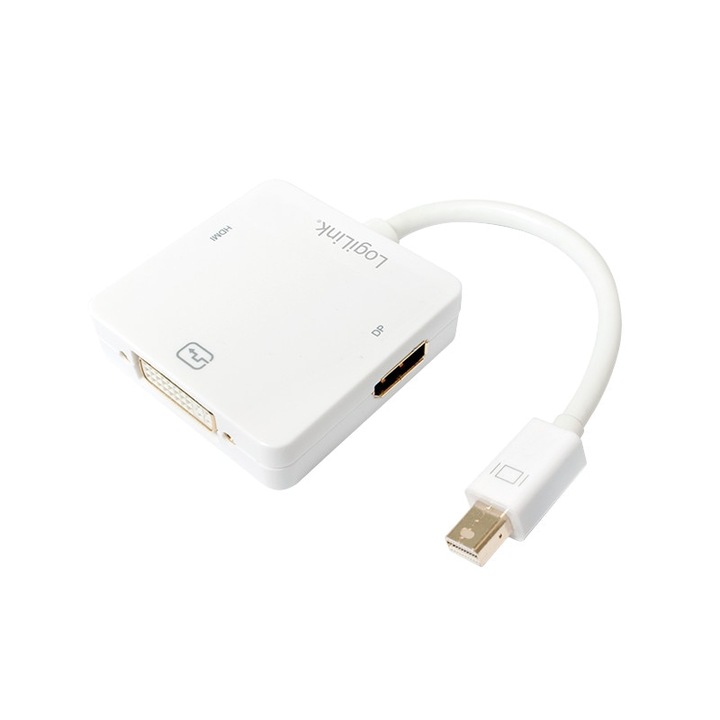 Mini DisplayPort (T) - HDMI+DVI+DisplayPort (M) адаптерен кабел, LogiLink CV0045A