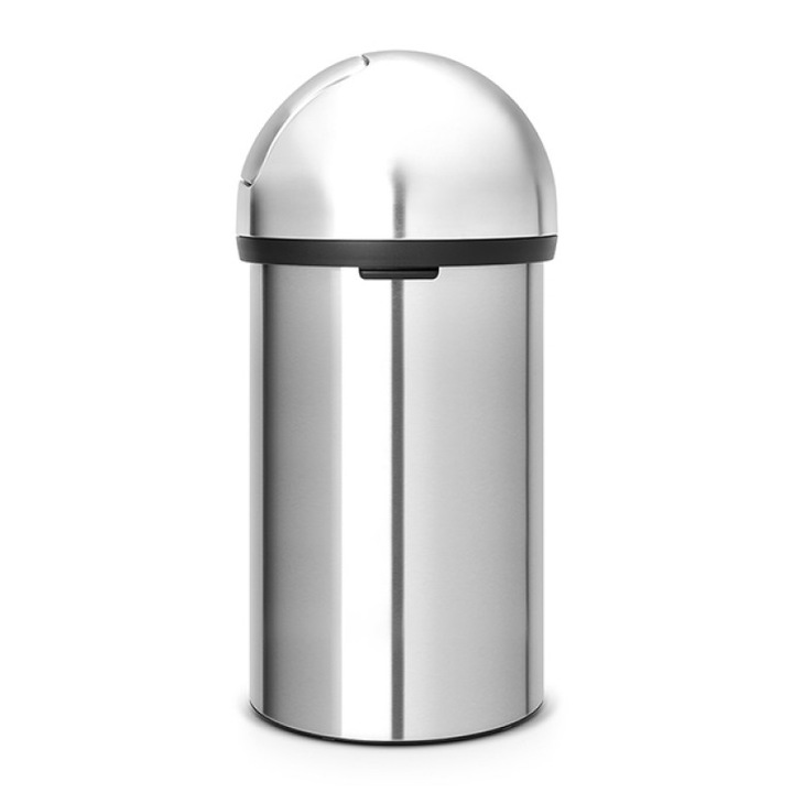 Кош за смет PUSH, Brabantia Matt Steal, 60 L