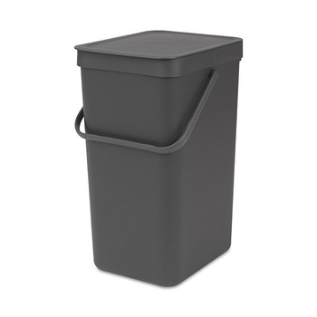 Cos de gunoi Brabantia Sort & Go, 16 L, Gri Cos de gunoi Brabantia Sort & Go, 16 L, Gri