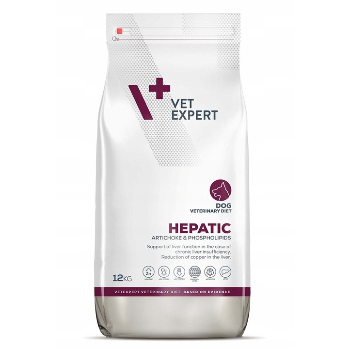 Храна за кучета, Vetexpert, Hepatica, Dietetica, 12 кг
