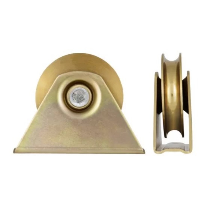 Rola poarta culisanta EmaConstruct, diametru 80 mm, profil U