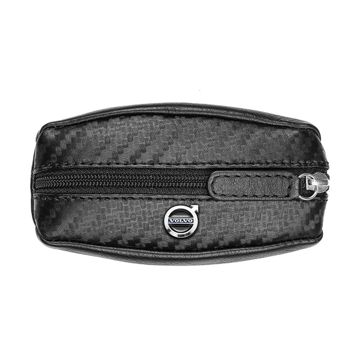 Ключодържател Silver Flame, AS3117, Лого на Volvo, Карбон