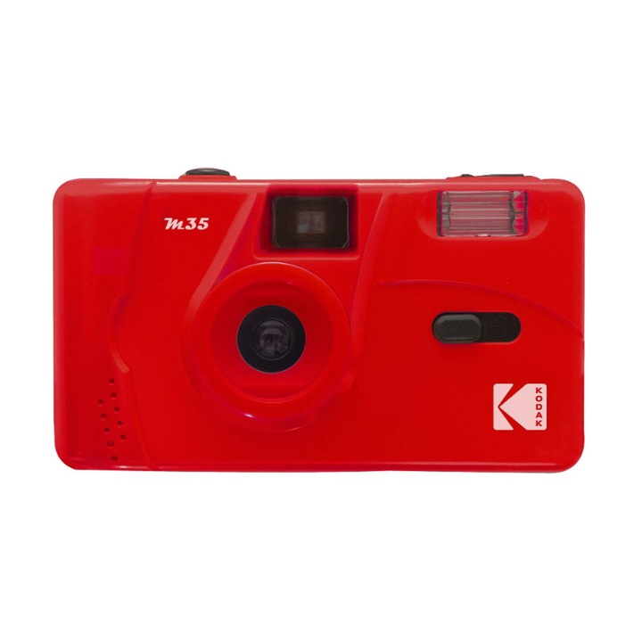 Филмов аналогов фотоапарат Kodak M35, за многократно ползване, Scarlet червен