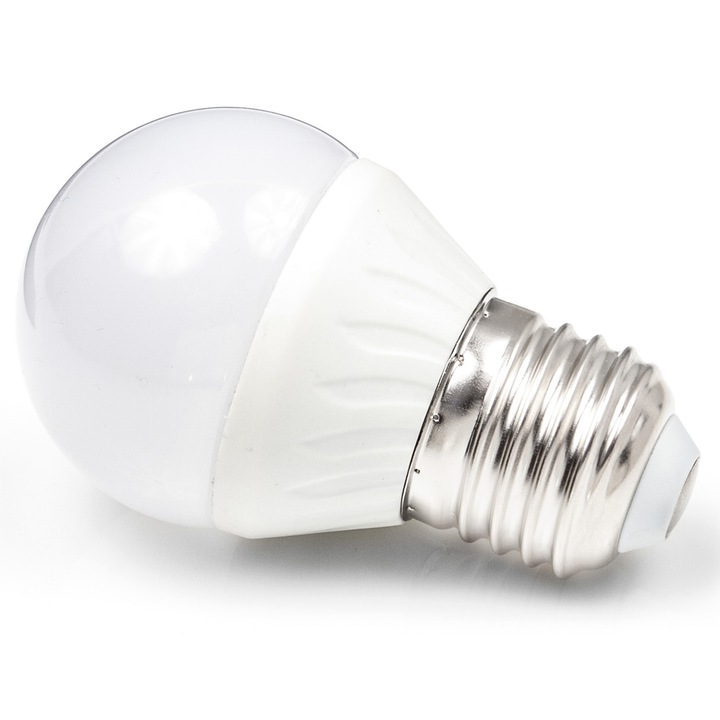 Milio LED izzó, E27, 8W, 3000K, Meleg fehér