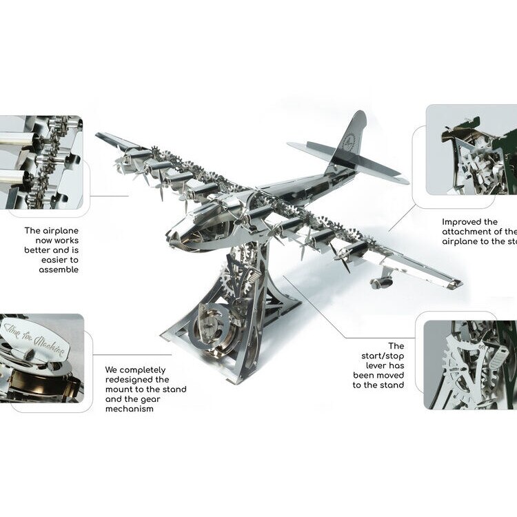 3D пъзел Time 4 Machine, Heavenly Hercules renewed, механичен, метал ...