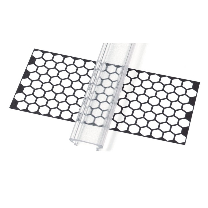 Разсейвател за LED профил Lumines, High PMMA Матиран, 1 м, Прозрачен