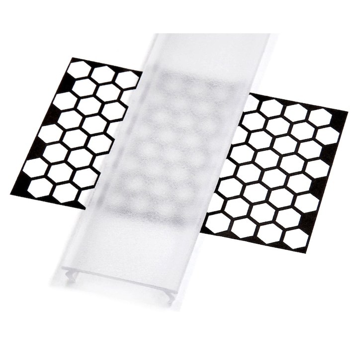 Разсейвател за LED профил Lumines, PMMA, 1m, прозрачен