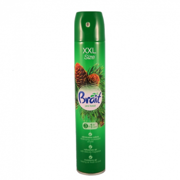 Odorizant spray, Brait, 3in1 Air Care, Parfum pin, XXL - eMAG.ro