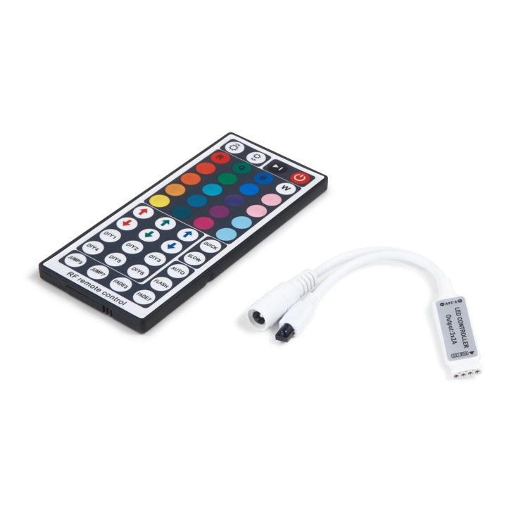 Инфрачервен контролер за LED ленти Koloreno RGB, 72W, IR-RGB-44