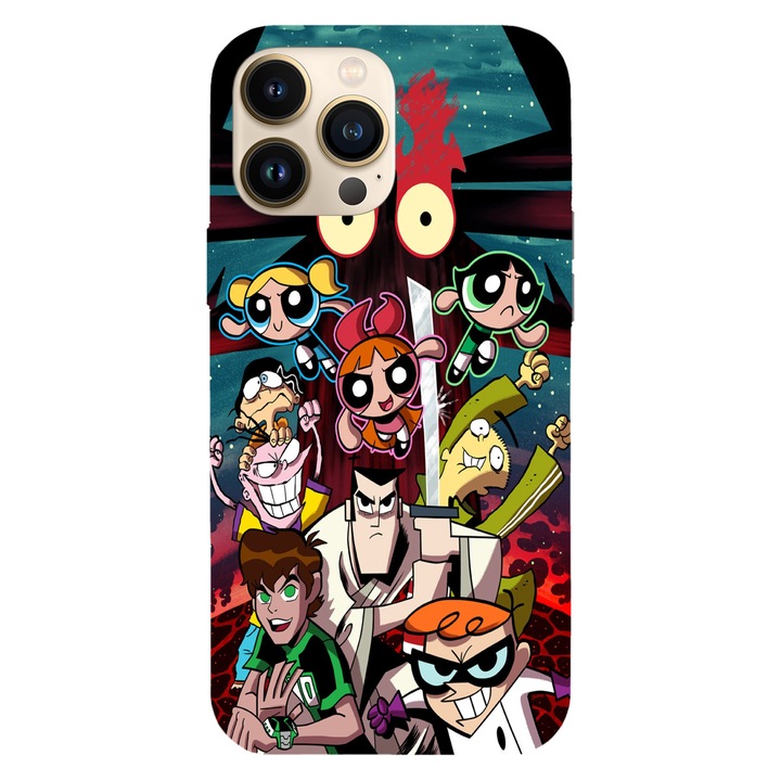 Husa compatibila cu Apple iPhone 13 model Old cartoons Part 4, Silicon, TPU, Viceversa