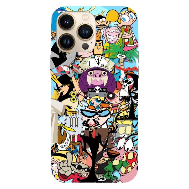 Husa compatibila cu Apple iPhone 14 Pro Max model Old cartoons Part 3, Silicon, TPU, Viceversa