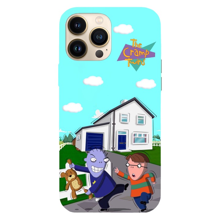 Husa compatibila cu Apple iPhone 14 Pro model The cramp twins, Silicon, TPU, Viceversa