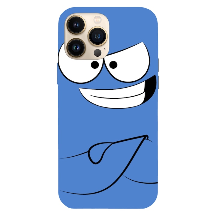 Husa compatibila cu Apple iPhone 13 model Bloo Goes Bowling Foster Home for Imaginary Friends, Silicon, TPU, Viceversa