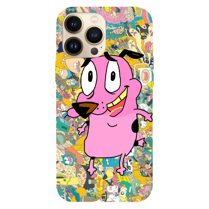 Husa compatibila cu Apple iPhone 13 model Courage doodling, Silicon, TPU, Viceversa