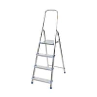 Scara aluminiu pliabila 4 trepte, 3 trepte + platforma, fabricata in UE