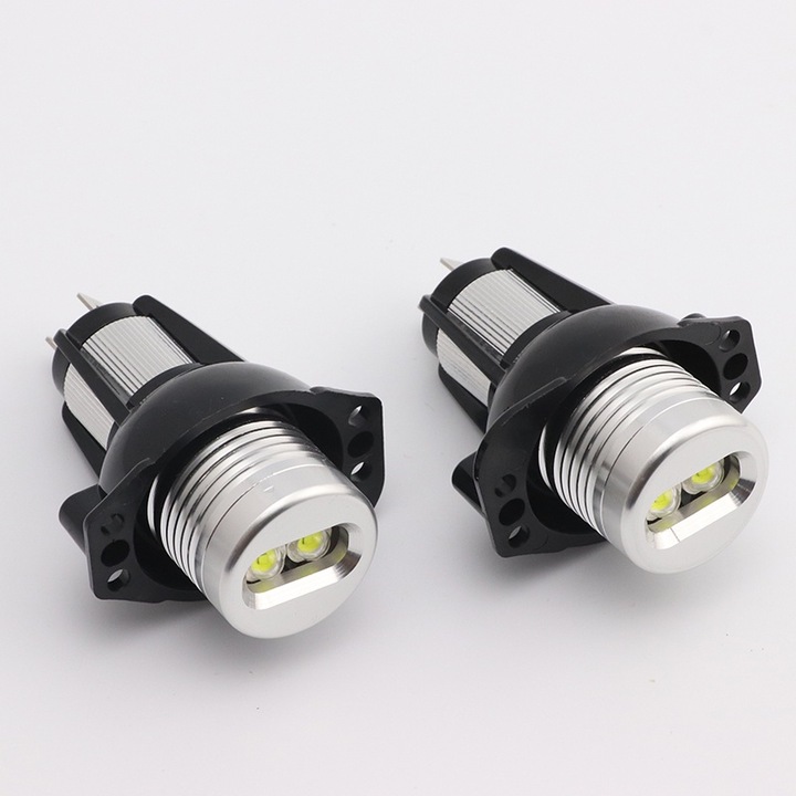 Комплект от 2 LED крушки за маркер Angel Eyes 20W DRL Canbus, съвместими с BMW E90 E91 без фейслифт 2005-08