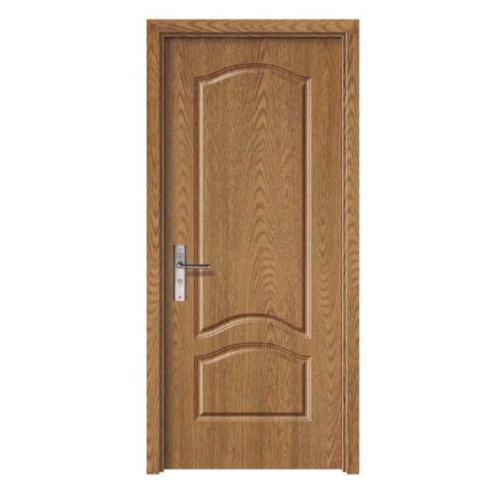 Интериорна врата, лява/дясна, дърво и MDF, с панти и дръжка