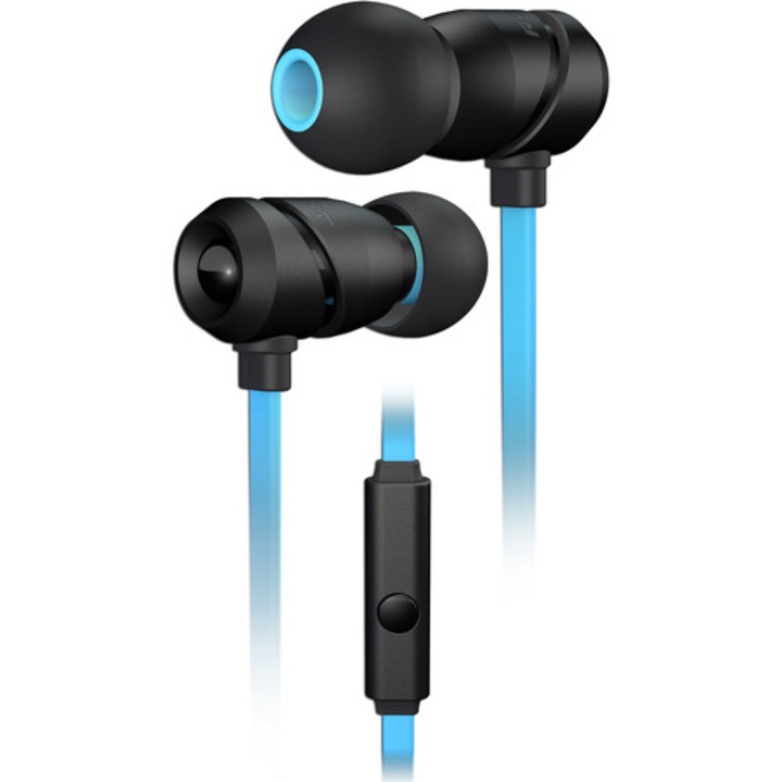 Слушалки Gaming ROCCAT Aluma, In-Ear, Черни/Сини