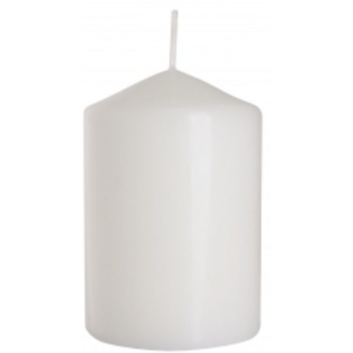 Обикновена свещ, Bispol, 10 см, бяла