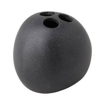 Suport periute dinti AQG Lanzarote, din rasina, culoare negru Suport periute dinti AQG Lanzarote, din rasina, culoare negru