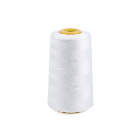 Ata de cusut 100% polyester, grosime 120, 5.000 metri, alb