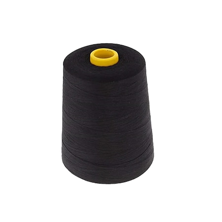 Ata de cusut 100% polyester, grosime 120, 5.000 metri, negru