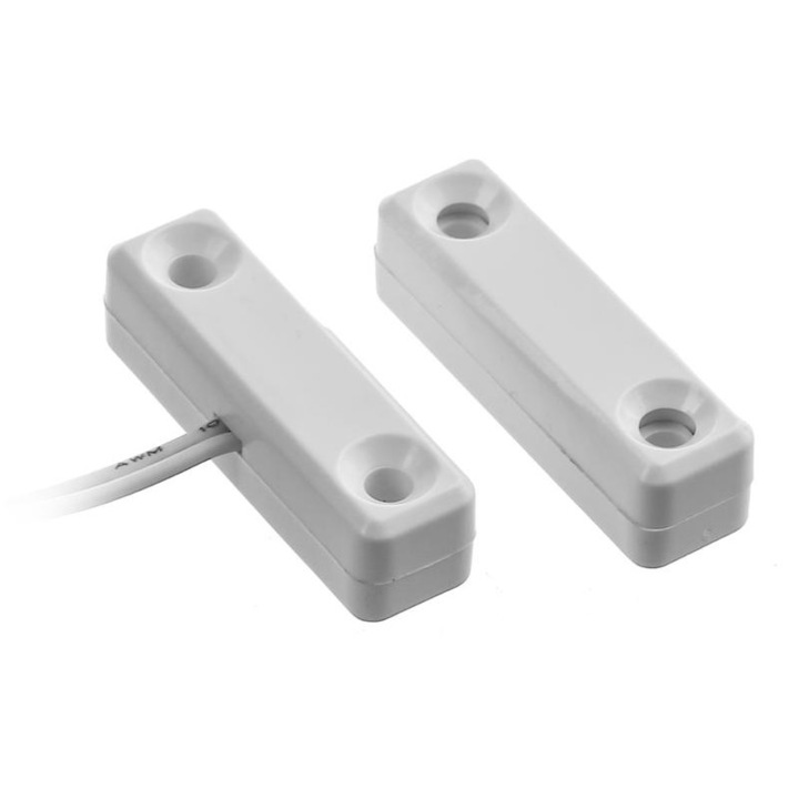 Mágneses érintkező ND-MC21S-W-10, fehér színű, műanyag, látszólagos rögzítés, interspace: 22mm