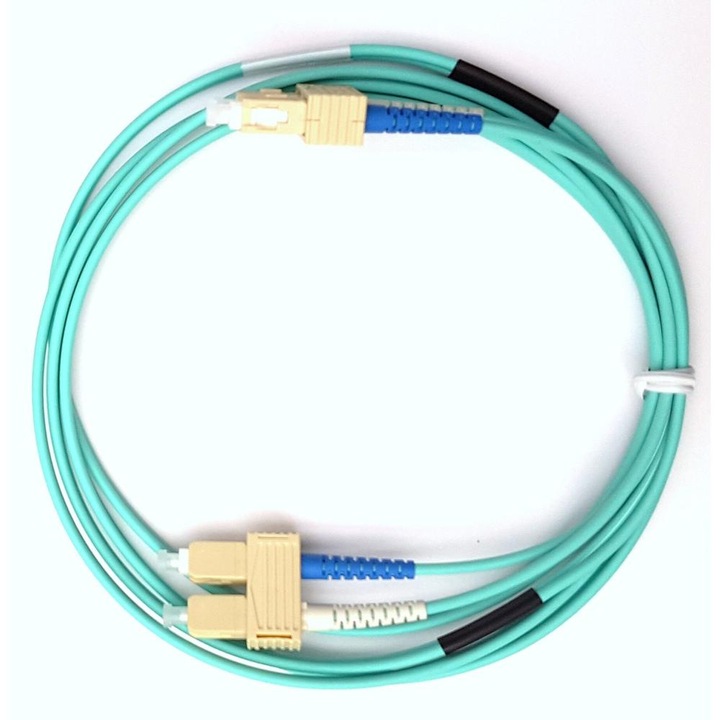 Cablu de retea fibra optica, Digitus, 3m, Albastru