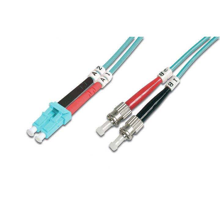 Оптичен кабел Digitus, син, DK-2531-10/3 10 M LC ST I-VH OM3