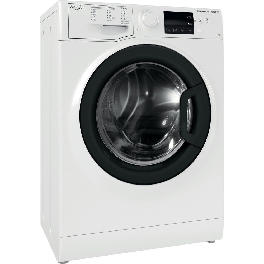 Whirlpool WRSB 7259 D EU Masina de spalat ingusta cu incarcare frontala, clasa energetica B, max. 1200 rpm, capacitate 7 kg