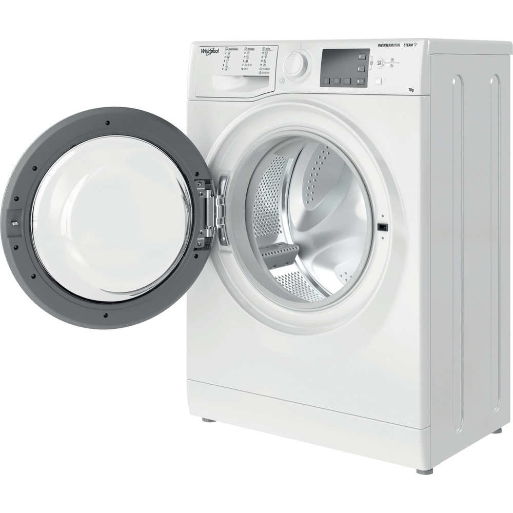 Whirlpool WRSB 7259 D EU Masina de spalat ingusta cu incarcare frontala, clasa energetica B, max. 1200 rpm, capacitate 7 kg