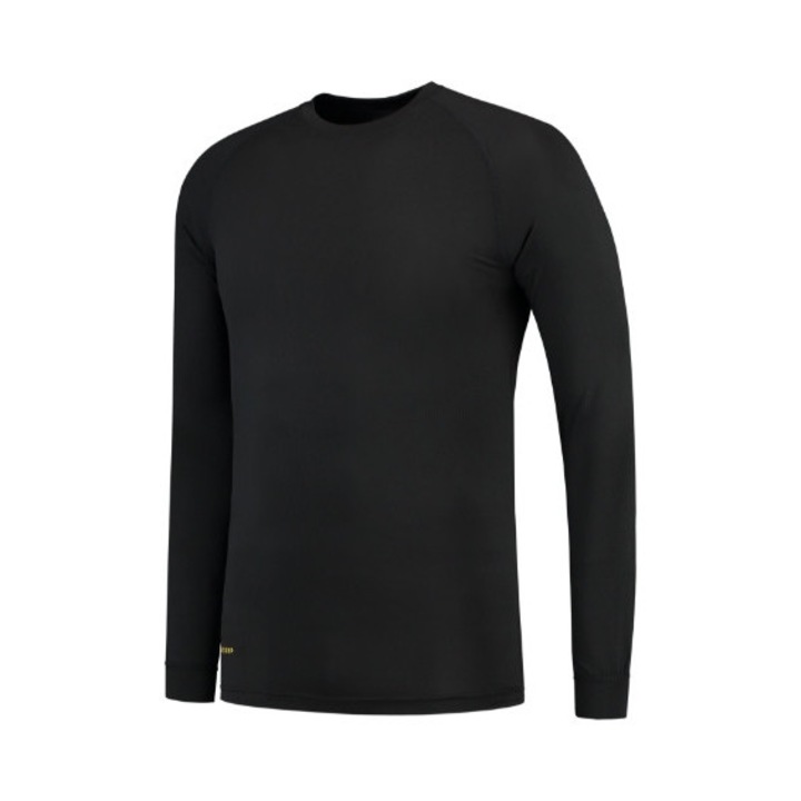 Póló unisex Thermal Shirt T02 fekete 2XL méret