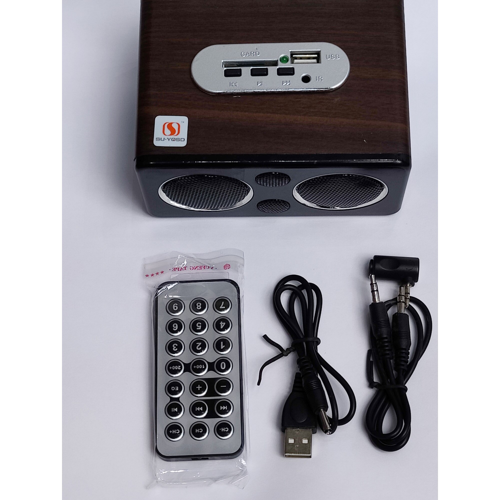 Преносима тонколонка, със слот за SD card, USB стик, аудиокабел - eMAG.bg