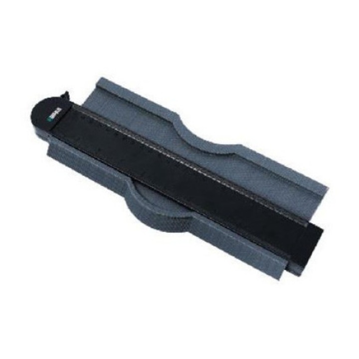 Sablon din plastic, pentru modelarea placilor, lung. 250mm - BIHUI-TPL250