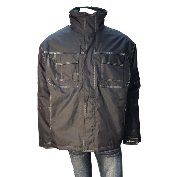 Geaca de lucru pentru barbati, Albatros, Poliester/Poliuretan, Rezistenta la vant si apa, Albastru inchis, 3XL