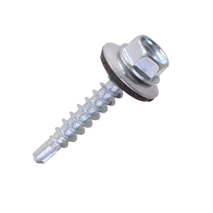 Set 250 buc Surub Autoforant Ø 14 mm 4,8x50 mm - Zincat Alb