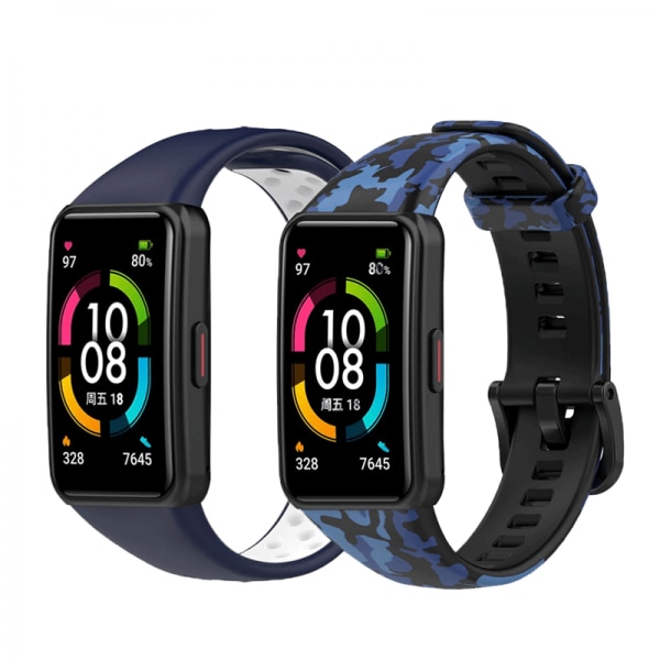 Комплект от 2 спортни каишки за фитнес гривна Huawei Band 6 / Honor ...