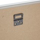 Accesoriu decorativ pentru afisaj, Letterboard cu 145 litere, cifre si caractere speciale, plastic si MDF, argintiu, 30x30 cm