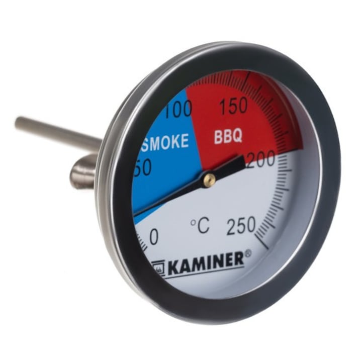 Идеален термометър за капак на скара, Zola®, винтова връзка, температура 0 - 250° C