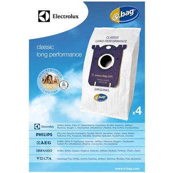 Set saci sintetici Electrolux E201B s-bag universal compatibili cu aspiratoare Philips si Electrolux, 4 buc Set saci sintetici Electrolux E201B s-bag universal compatibili cu aspiratoare Philips si Electrolux, 4 buc