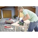 Fierastrau pendular Bosch PST 800 PEL, 530 W, 3000 oscilatii/min, 80 mm adancime maxima de taiere + 10 accesorii