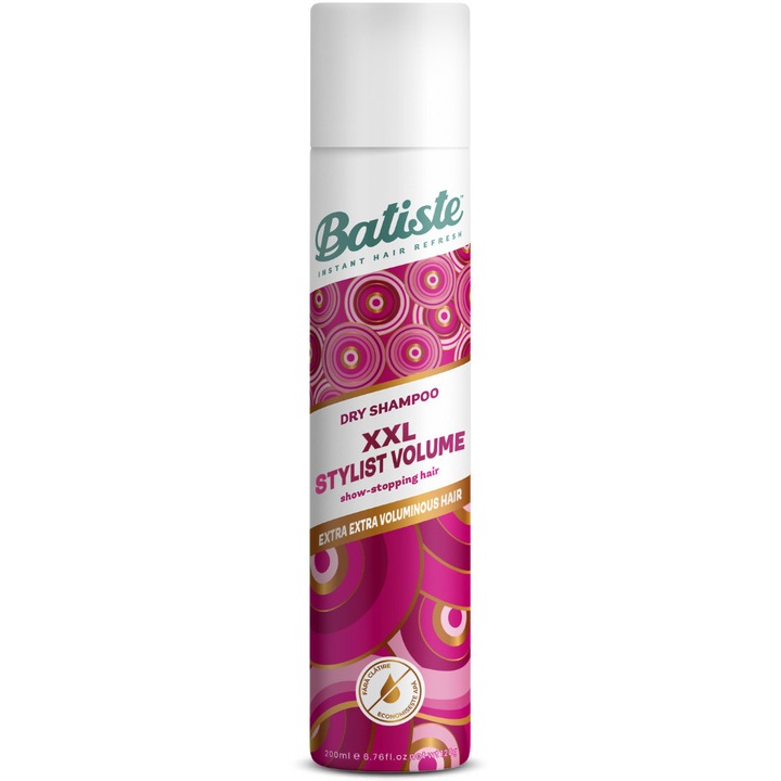 Sampon uscat Batiste XXL Volume Spray, 200 ml