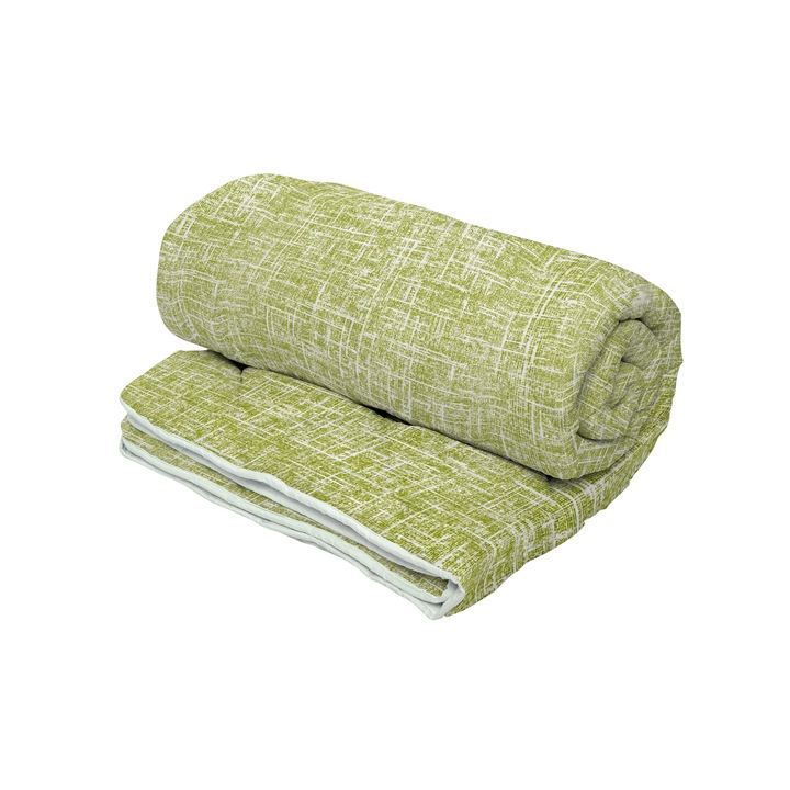 Pilota, Alcam, Green, microfibra matlasata, 210x240 cm, 350g/mp