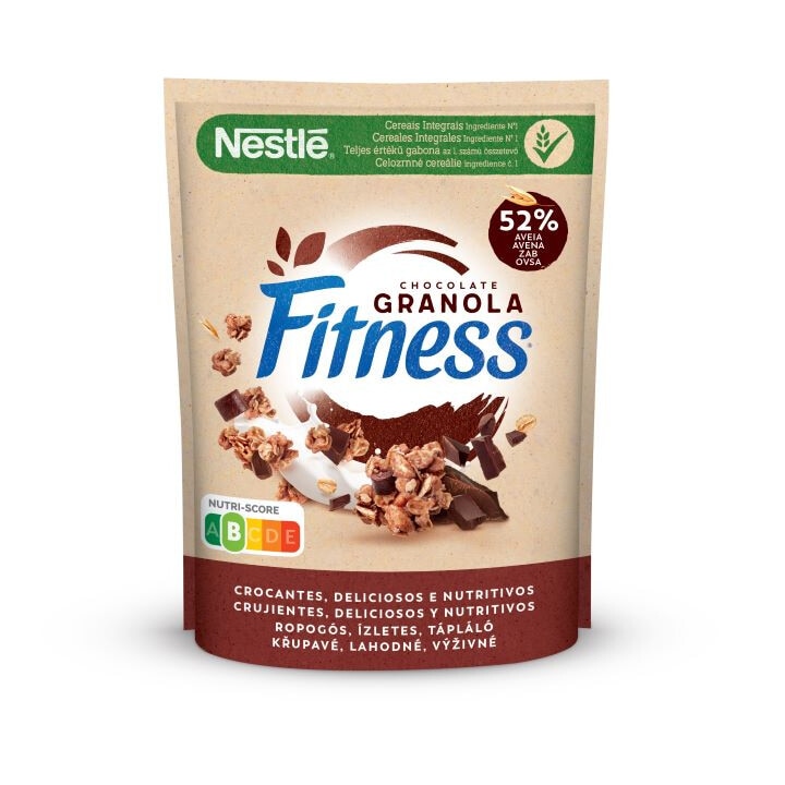 Зърнена закуска, Nestle Fitness Granola, Шоколад, мека опаковка, 300 гр