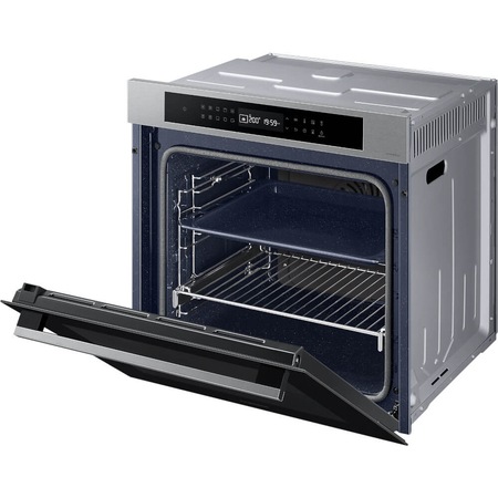 Cuptor incorporabil Samsung NV7B4020ZAS/U2, Electric, 76 l, Display touch, Autocuratare catalitica, SmartThings Cooking, Clasa A+, Negru/Argintiu