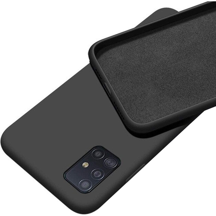 Cellect Premium szilikon tok, iPhone 14 Plus, Fekete