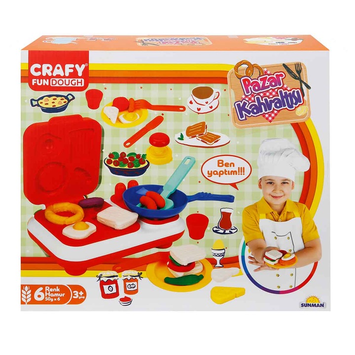 Set Crafy Dough - Sunday brunch, 24 piese